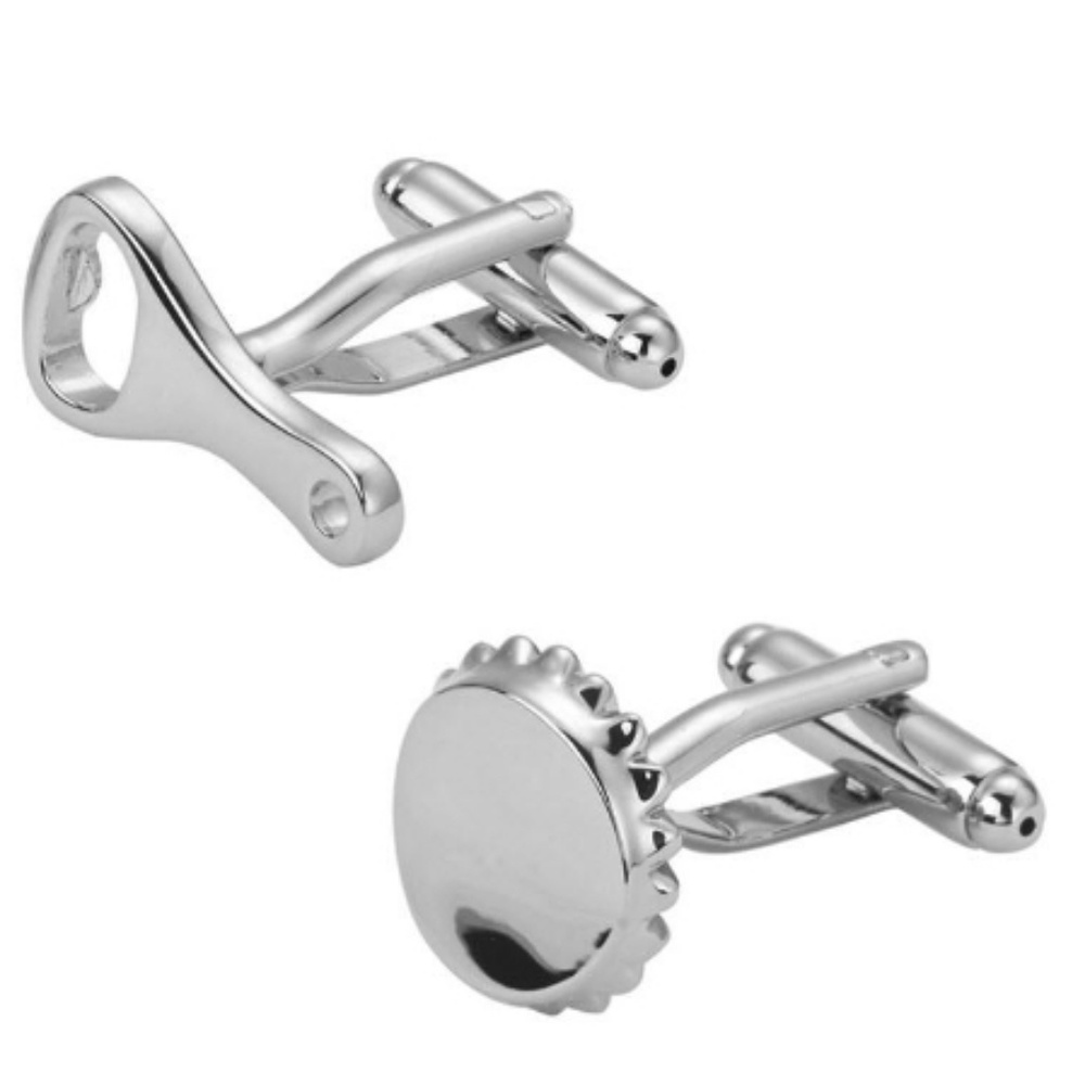 Bottle Cap & Opener Cuff-links - Picture 1 of 5